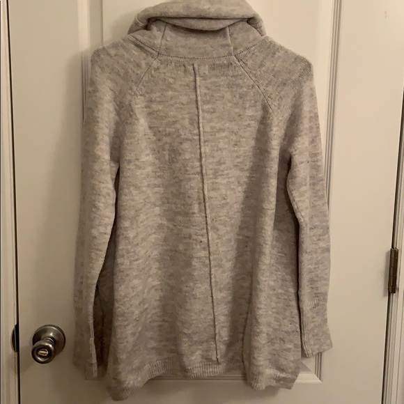 FOR THEE cowl neck gray oversized sweater size M - Picture 2 of 7